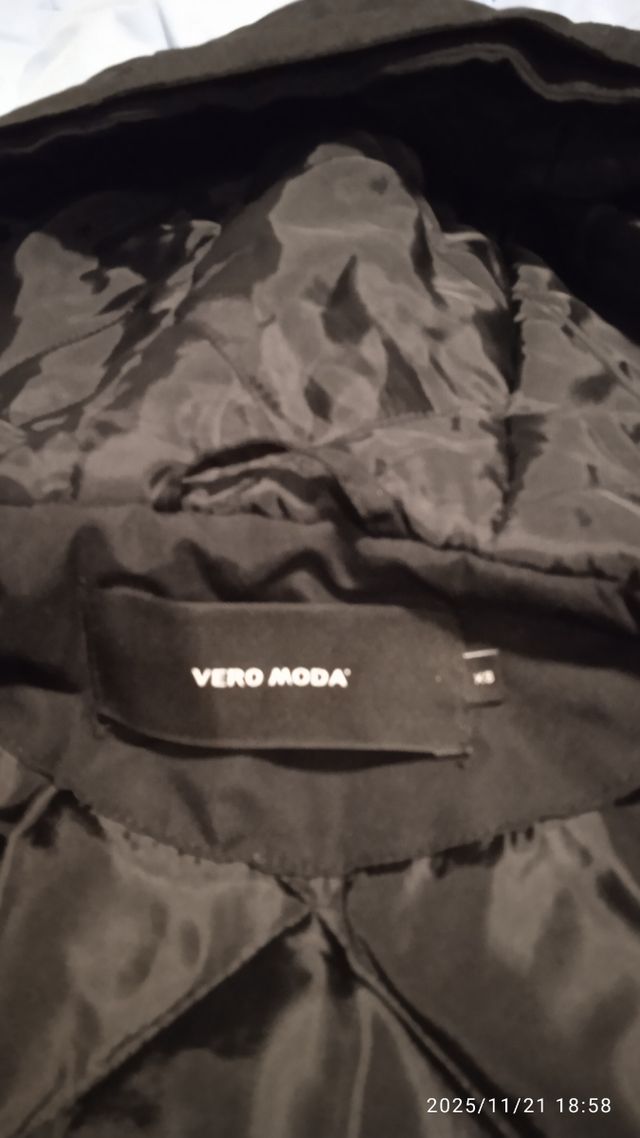 Parka invernale donna , nero con cappuccio