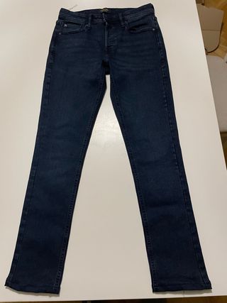 Pantalones Jack&Jones Slim Azul Oscuro Talla W32