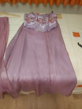 Vestido fiesta floral talla única