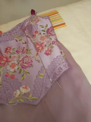 Vestido fiesta floral talla única