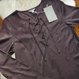 Vestido mini antelina