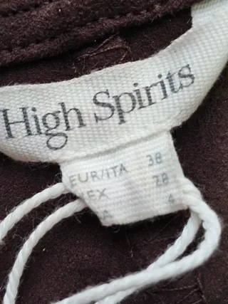 Vestido mini antelina