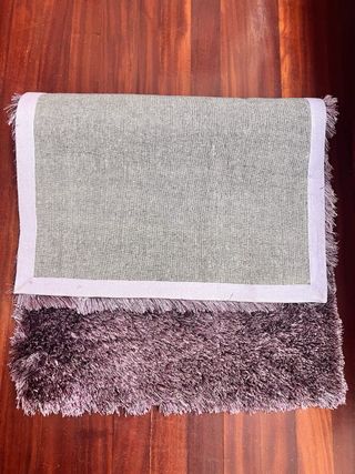 Alfombras moradas dormitorio pelo corto