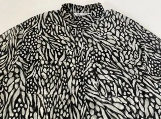 Camisa estampada manga larga