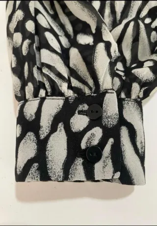 Camisa estampada manga larga