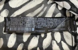 Camisa estampada manga larga