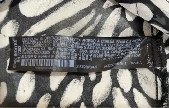 Camisa estampada manga larga