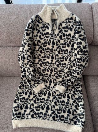 Jersey IKKS largo estampado leopardo T.XS