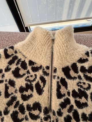 Jersey IKKS largo estampado leopardo T.XS