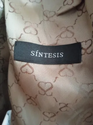 Americana mujer pana marrón chocolate