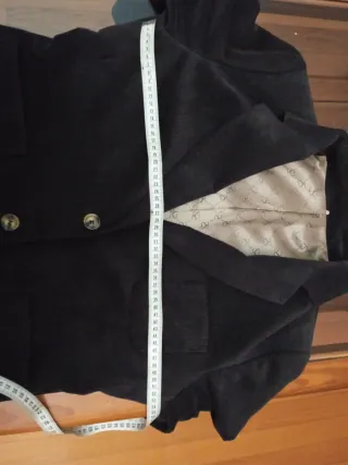 Americana mujer pana marrón chocolate