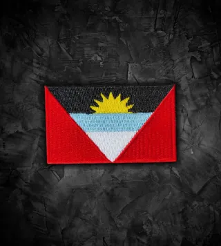 Antigua y Barbuda 🇦🇬 Parche bandera termoadhesiv