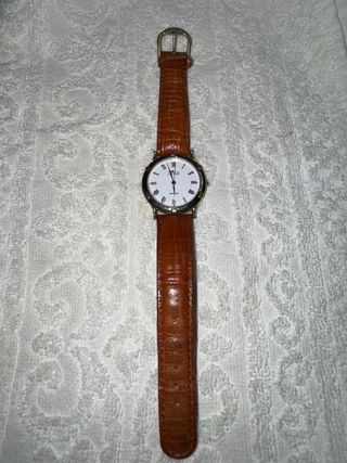 Reloj Lotus Mujer Correa Piel Marrón Dorado