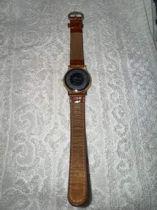 Reloj Lotus Mujer Correa Piel Marrón Dorado