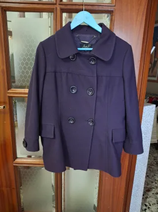 Giaccone donna Anna P. Color prugna