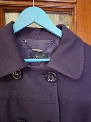 Giaccone donna Anna P. Color prugna