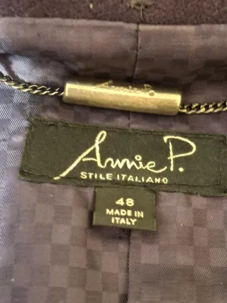 Giaccone donna Anna P. Color prugna