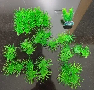 Plantas Decoración Plastico Acuario