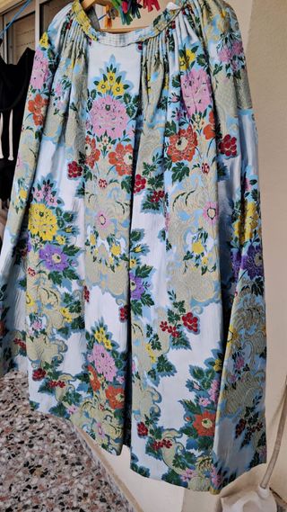 Falda de fallera multicolor