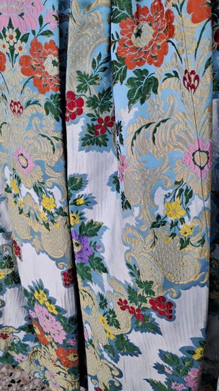 Falda de fallera multicolor