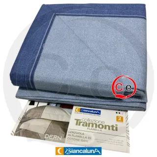 Completo letto flanella Biancaluna