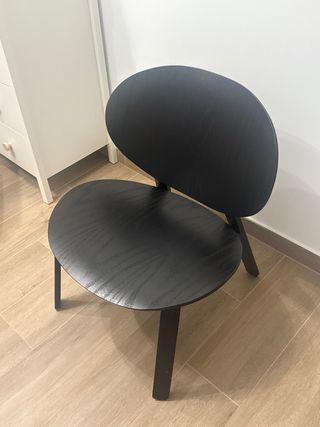 Sillón Ikea madera negro