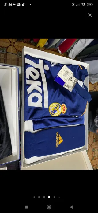 Conjunto Junior talla 14 Real Madrid Teka Adidas