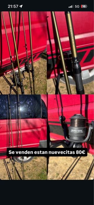 Cañas de Carpfishing (2 unidades)
