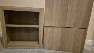 Vitrina Besta Ikea Madera y Cristal