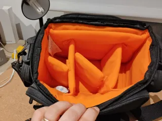 Mochila para cámara Amazon Basics negra