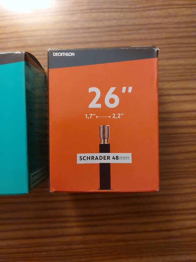 Cámaras de aire 700 y 26 Schrader