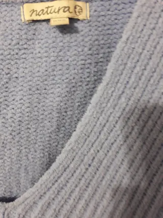 Jersey Natura Talla Única Azul
