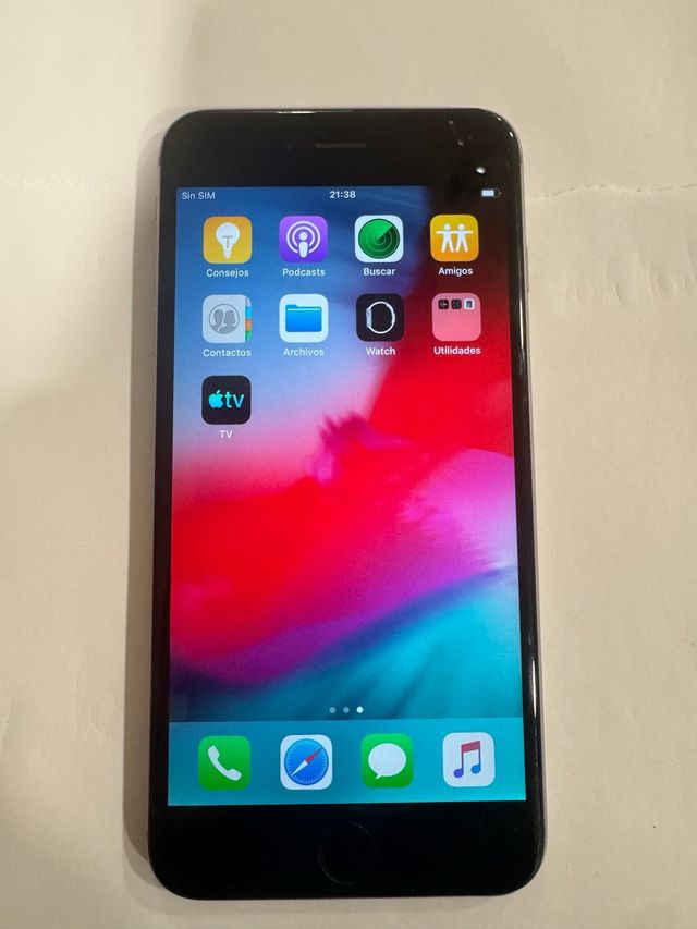 iPhone 6 Plus Plateado 64gb 82% salud batería