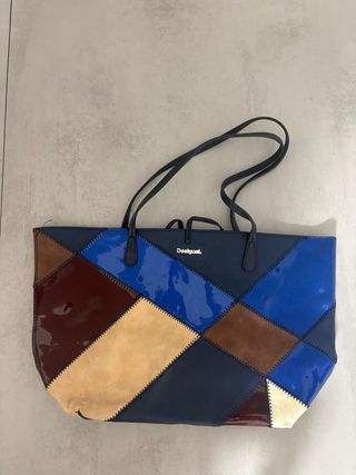 Bolso Tote Desigual Patchwork Multicolor