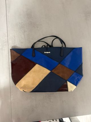 Bolso Tote Desigual Patchwork Multicolor