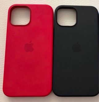 Custodia iPhone 13 mini originale Apple rossa e nera