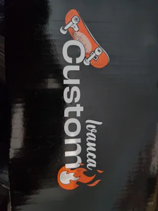 Zapatillas Ivanca Custom Negras y Blancas Talla 32