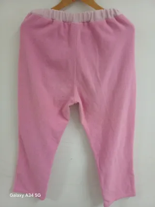 Pantaloni donna rosa taglia L