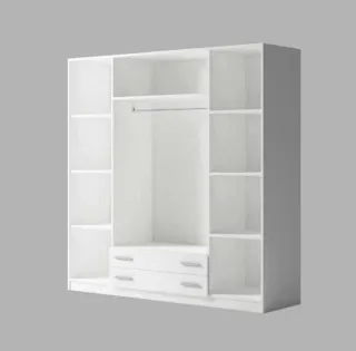 Armarios nuevos madera blanca 3/4 puertas