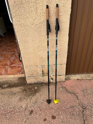 Bastones de esquí de montaña aluminio 125cm