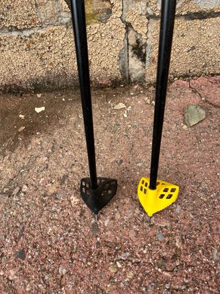 Bastones de esquí de montaña aluminio 125cm