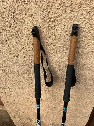 Bastones de esquí de montaña aluminio 125cm