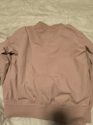 Chaqueta Bomber Rosa Bershka Talla XS