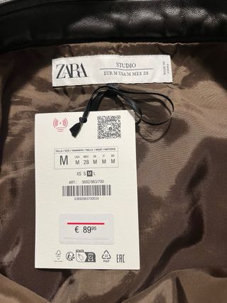 Falda Zara efecto pelo  coleccion limitada