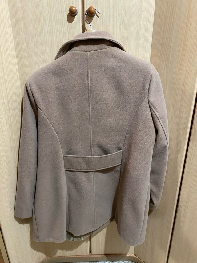 Chaqueta de paño MESA beige mujer