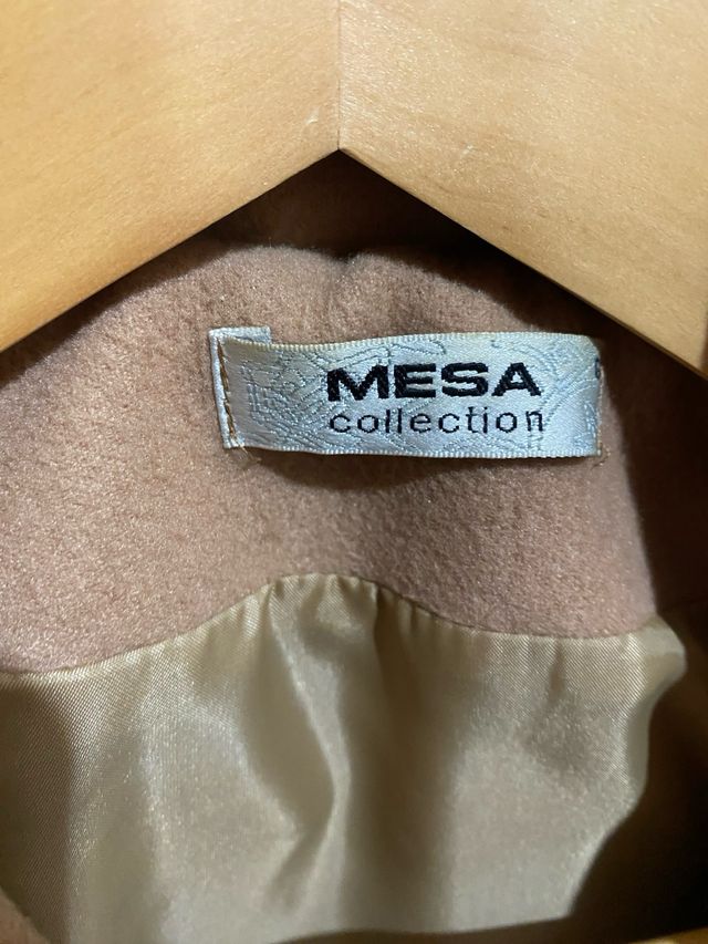 Chaqueta de paño MESA beige mujer