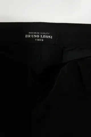 Pantaloni uomo neri Bruno Leoni