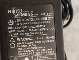 Carregador Portátil Fujitsu Siemens 20V 4.5A