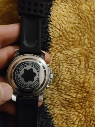 Reloj Montblanc Cronógrafo Plata/Negro