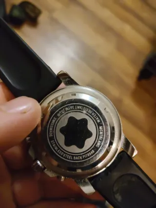 Reloj Montblanc Cronógrafo Plata/Negro